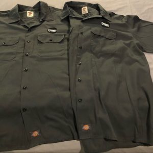 Set of men’s Dickies work shirts